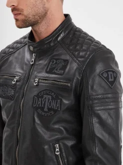 Walkor - Blouson cuir motard