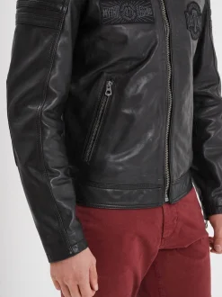 Walkor - Blouson cuir motard