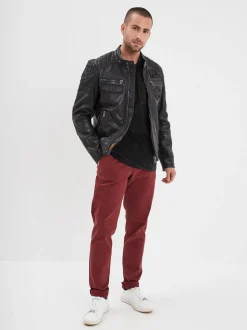 Walkor - Blouson cuir motard