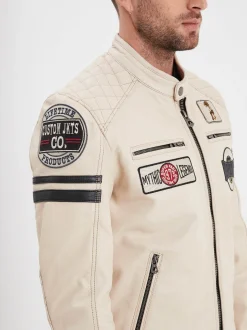 Walkor - Blouson cuir motard