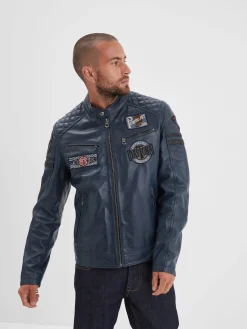 Walkor - Blouson cuir motard