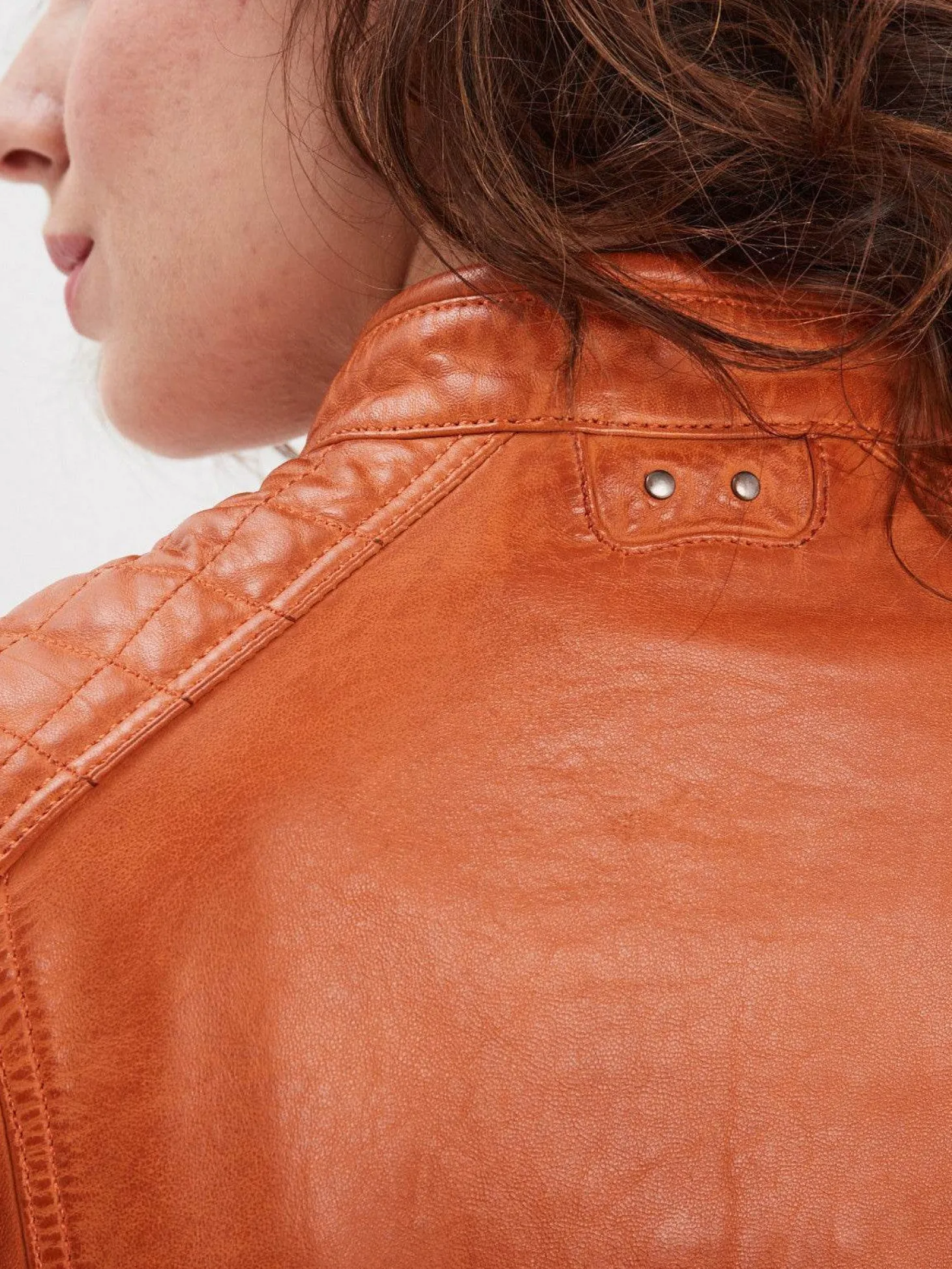 Walkora - Blouson moto vintage femme