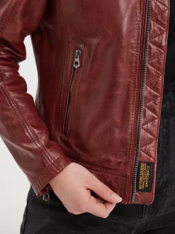 Walkora - Blouson moto vintage femme