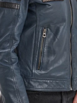 Walkora - Blouson moto vintage femme