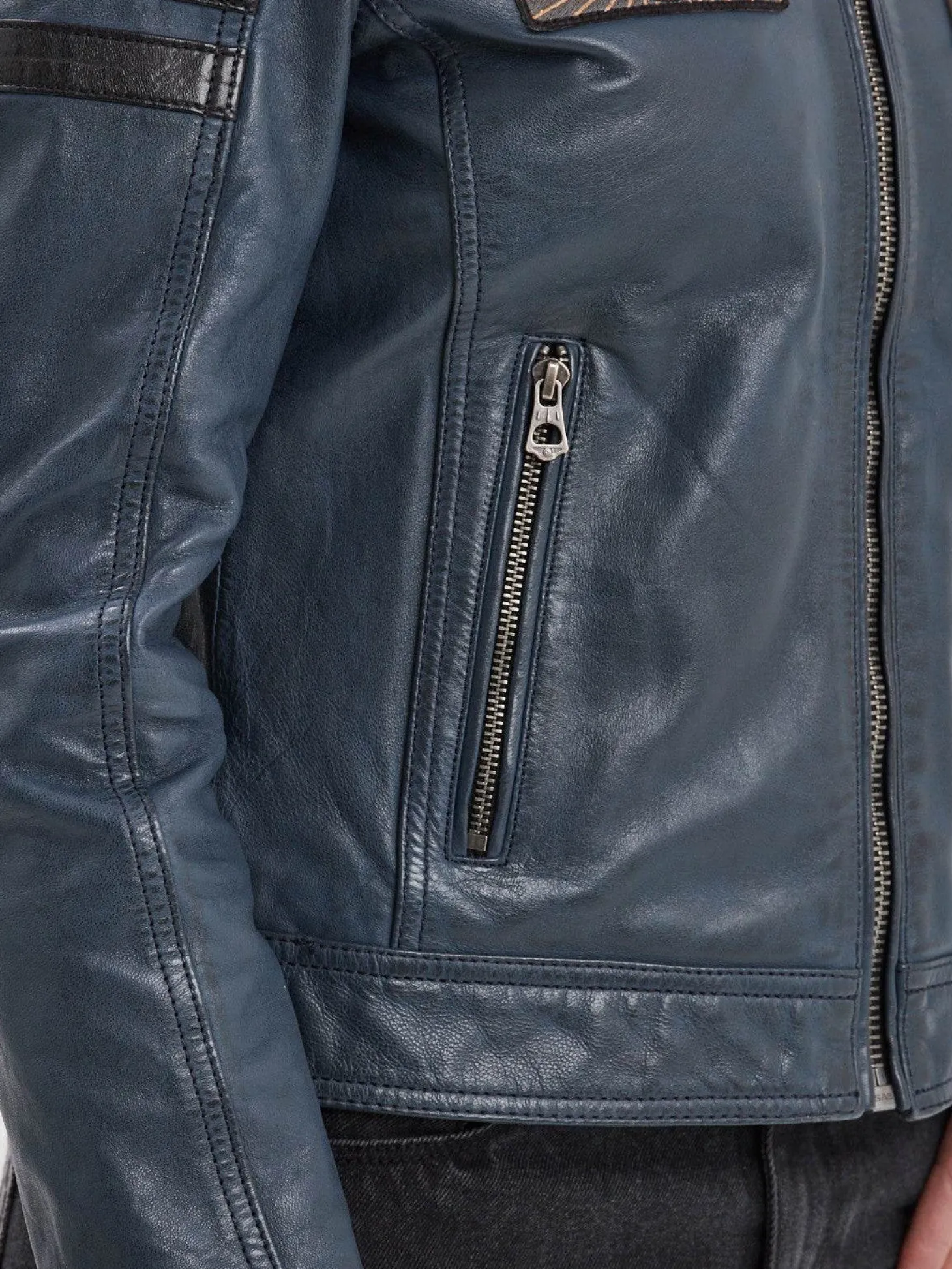 Walkora - Blouson moto vintage femme