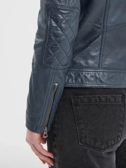 Walkora - Blouson moto vintage femme