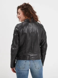 Wartbugy - Blouson moto vintage femme