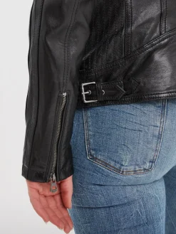 Wartbugy - Blouson moto vintage femme