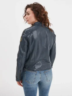 Wartbugy - Blouson moto vintage femme