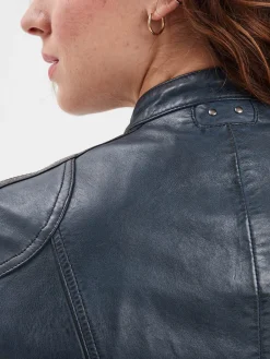 Wartbugy - Blouson moto vintage femme