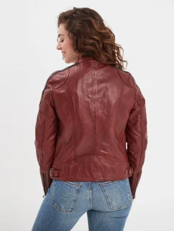 Wartbugy - Blouson moto vintage femme