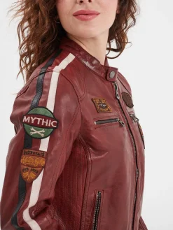 Wartbugy - Blouson moto vintage femme