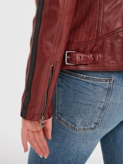 Wartbugy - Blouson moto vintage femme