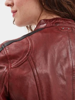 Wartbugy - Blouson moto vintage femme