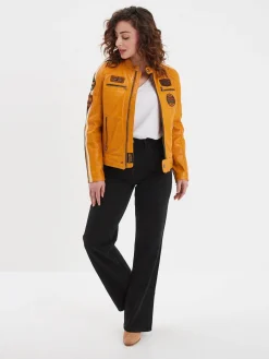 Wartbugy - Blouson moto vintage femme