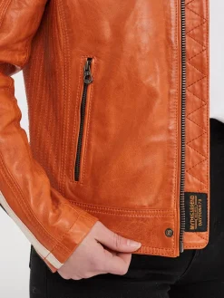 Wartbugy - Blouson moto vintage femme