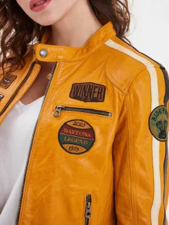 Wartbugy - Blouson moto vintage femme