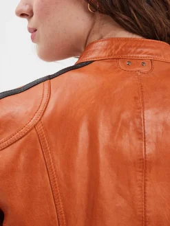 Wartbugy - Blouson moto vintage femme