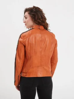 Wartbugy - Blouson moto vintage femme