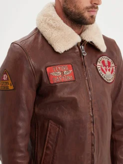Waterford - Blouson aviateur cuir homme