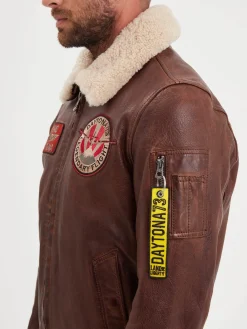 Waterford - Blouson aviateur cuir homme