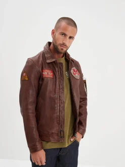 Waterford - Blouson aviateur cuir homme