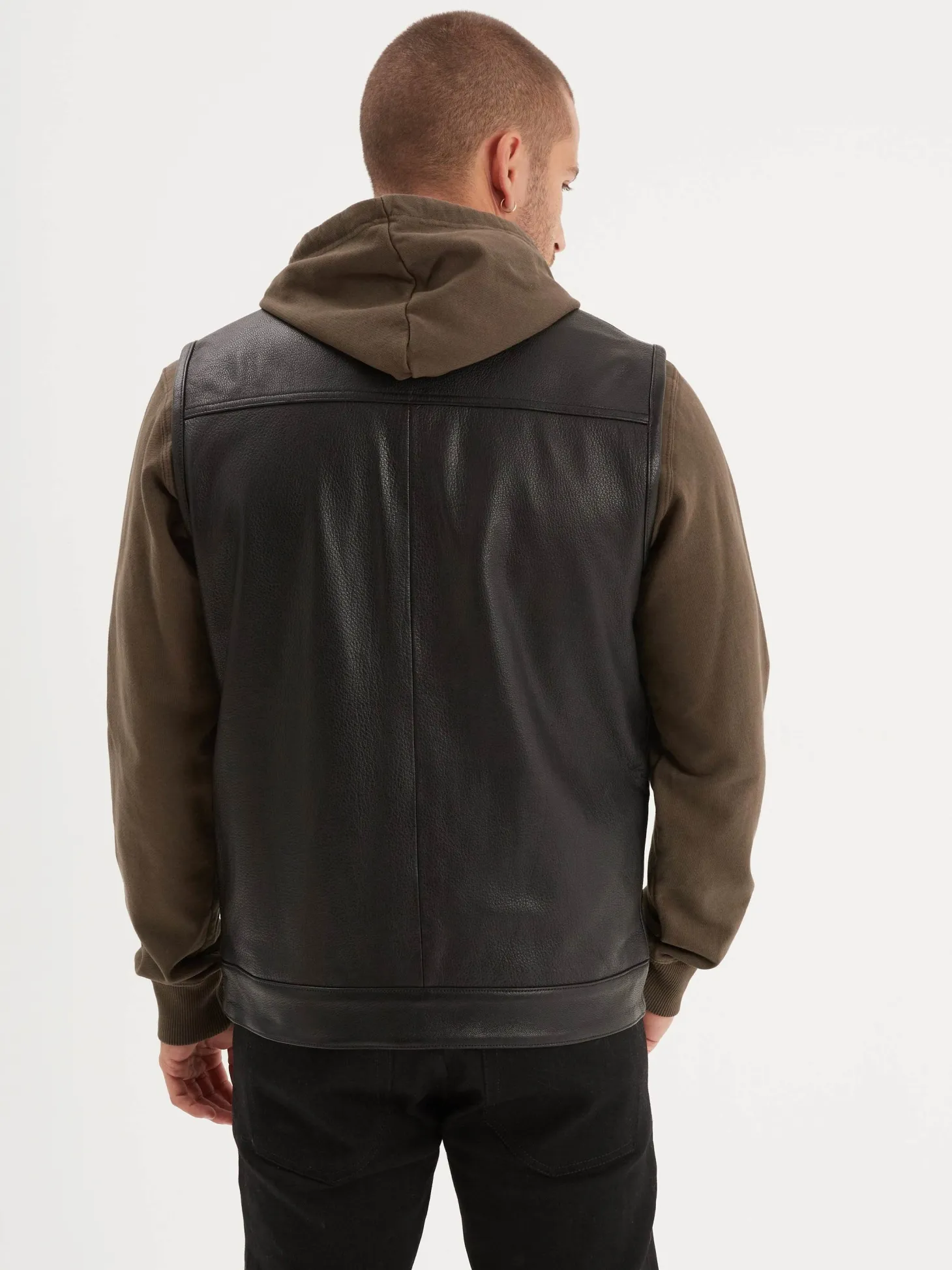 West road - Gilet cuir homme