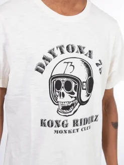 Whitley - T-shirt moto monkey