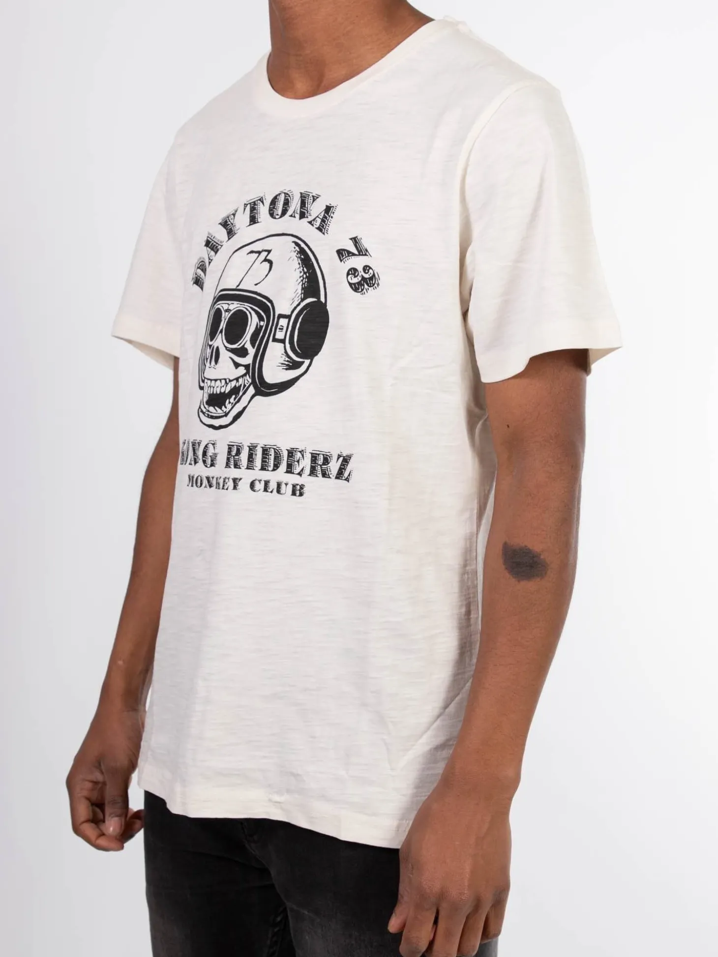 Whitley - T-shirt moto monkey