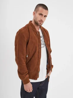 Windon - Bomber en daim homme