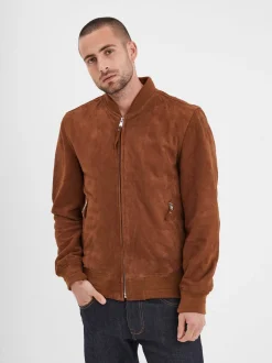 Windon - Bomber en daim homme