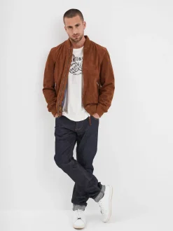 Windon - Bomber en daim homme