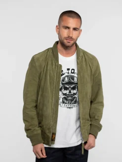 Windon - Bomber en daim homme
