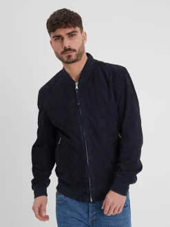 Windon - Bomber en daim homme