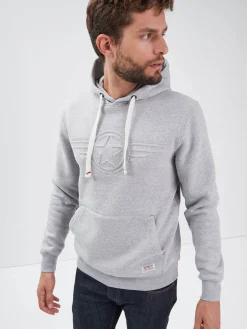 Wings - Sweat capuche aviateur