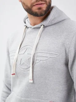 Wings - Sweat capuche aviateur