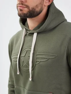 Wings - Sweat capuche aviateur