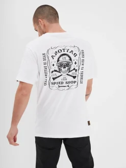 Wright - T-shirt moto vintage