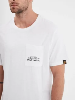 Wright - T-shirt moto vintage