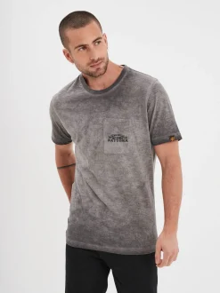 Wright - T-shirt moto vintage