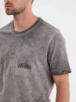 Wright - T-shirt moto vintage